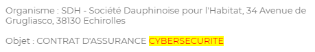 appels d offres cybersecurite